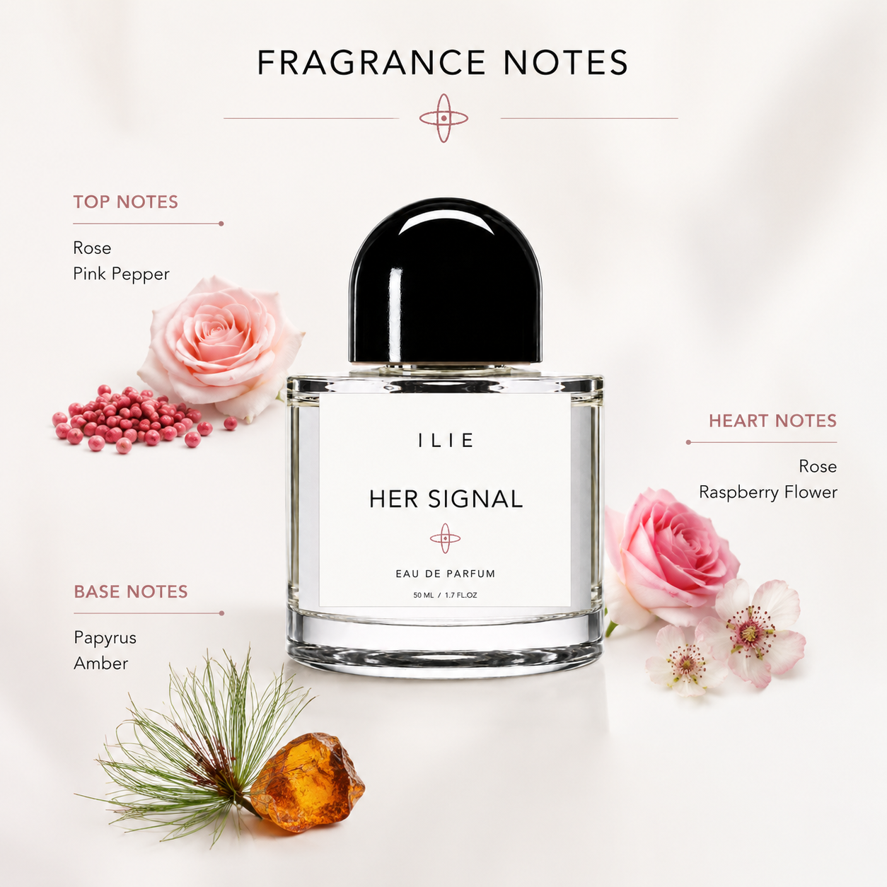 ILIE 01 HER SIGNAL fragrance notes